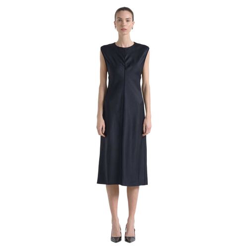 Cue Satin Bias Midi Dress